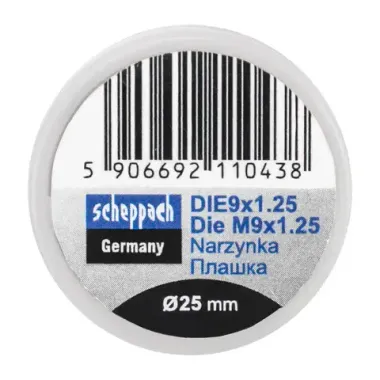 Плашка M9x1,25/Ф25 Scheppach Sch-DIE9x1.25