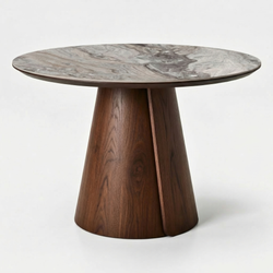 Обеденный стол ROLL CERAMIC walnut