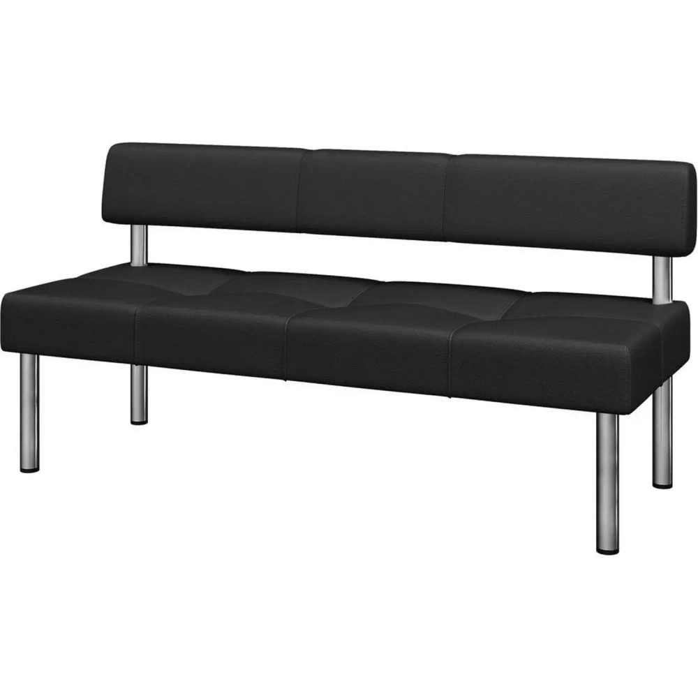 Модуль прямой MV_Комус Мебель Balance 3-мест.(Bu-3) к/з Or.16/Ec.3001 черн