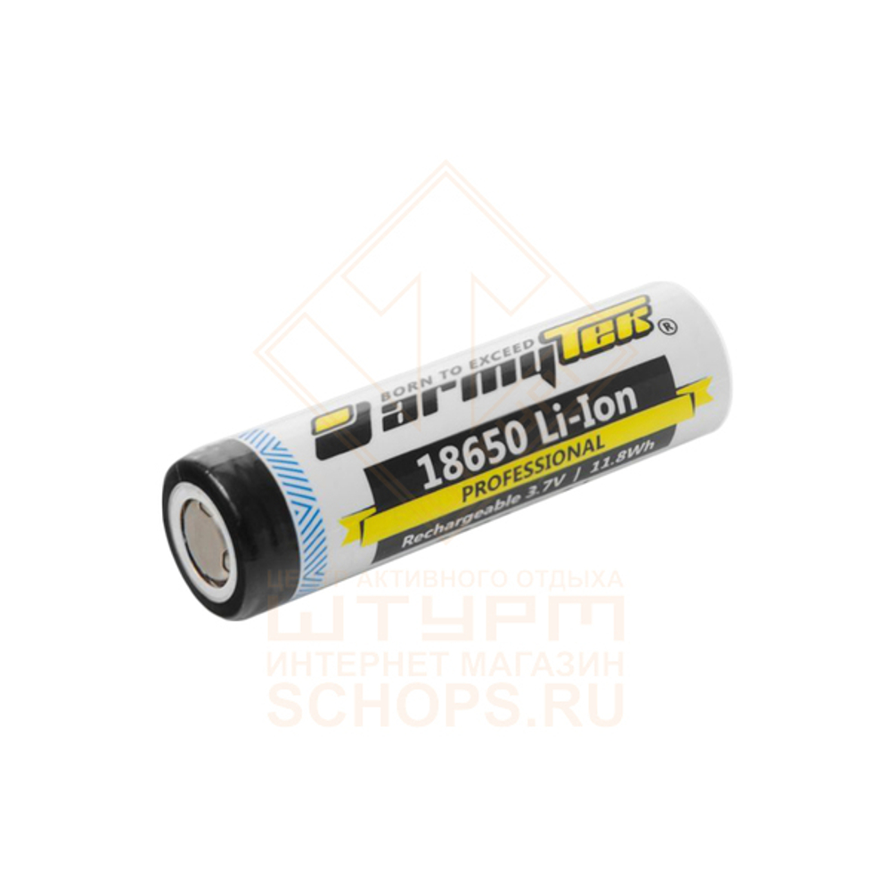 Аккумулятор Armytek 18650 Li-ion IMR 3200 mAh плоский