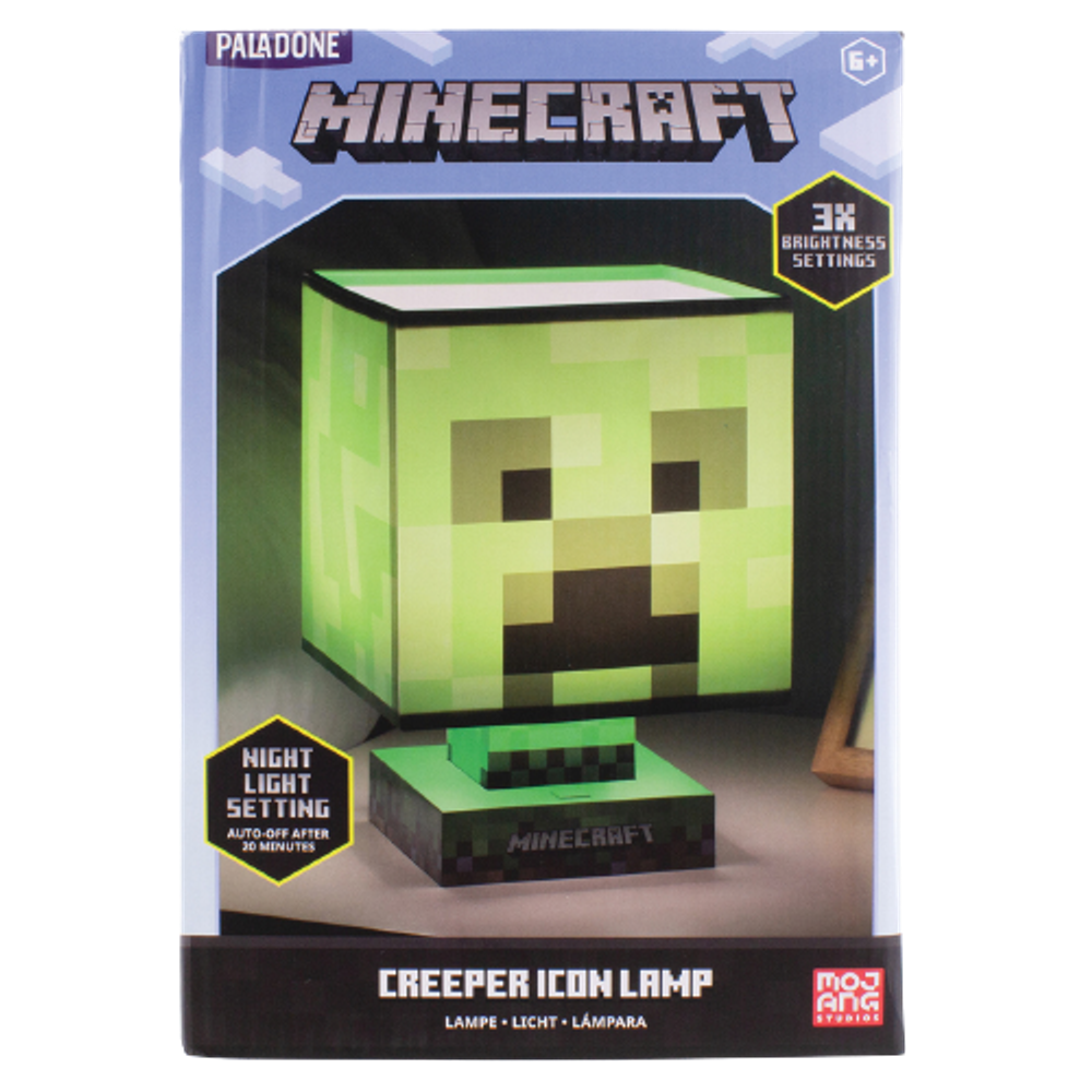 Светильник Майнкрафт Крипер Minecraft Creeper Icon Lamp