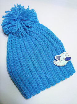 Шапка для малыша (35-40(0-3 мес.) / морская волна / 35-40)