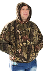 Толстовка-кенгуру флис Лес