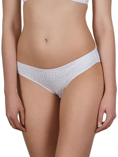 Оригинальные трусы-слипы с абстрактным принтом (Размер: 44) (Цвет: белый)