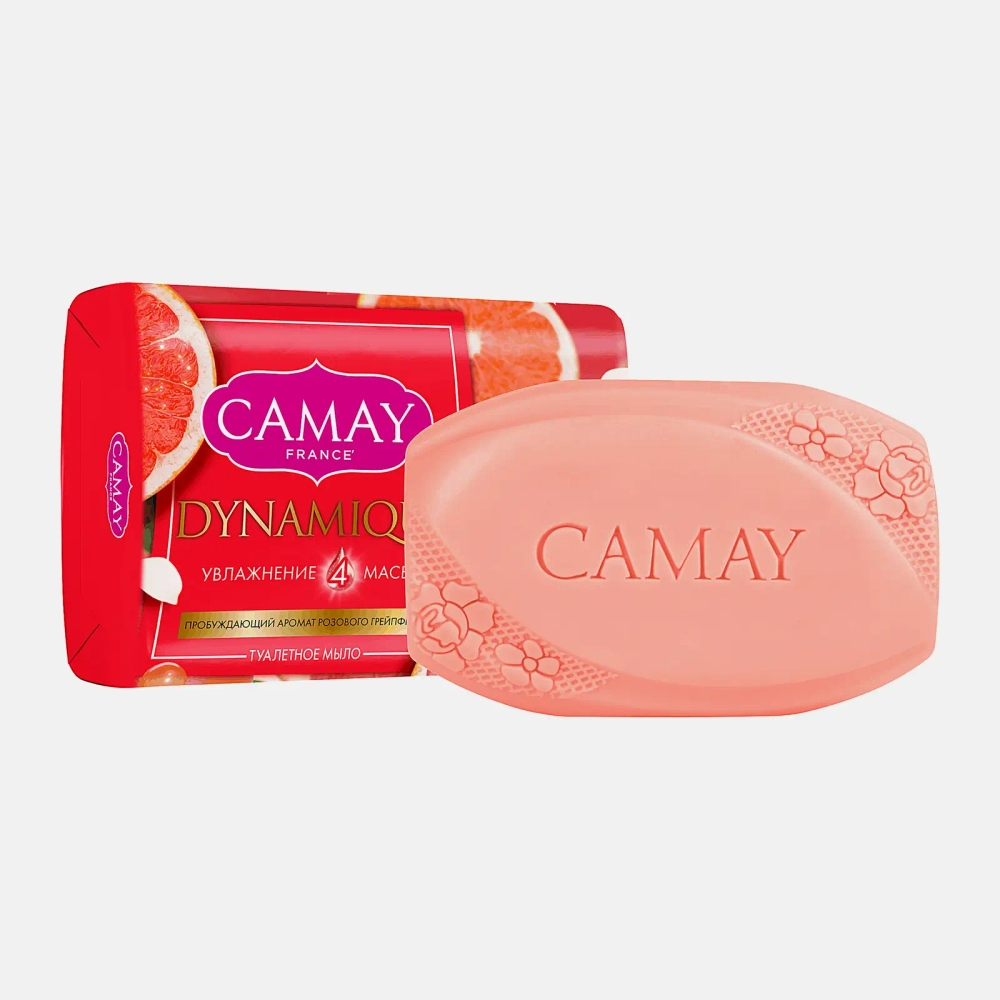 Туалетное мыло Camay Dynamique аромат грейпфрута 85г