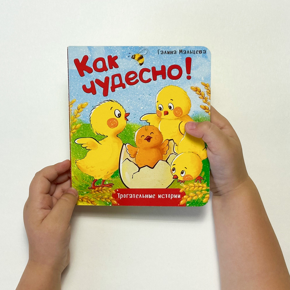 Книжка картонная КАК ЧУДЕСНО!