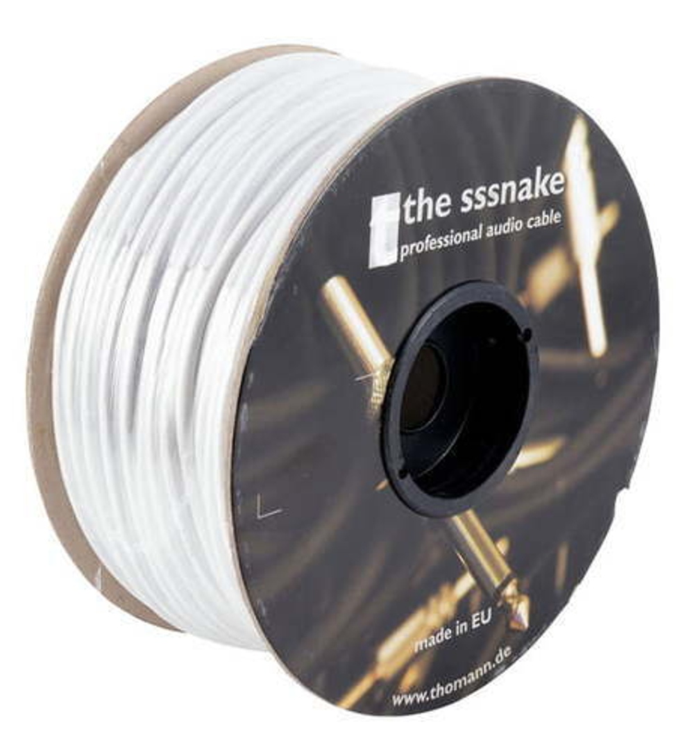 Микрофонный кабель The Sssnake SMK 222 WH / 100m