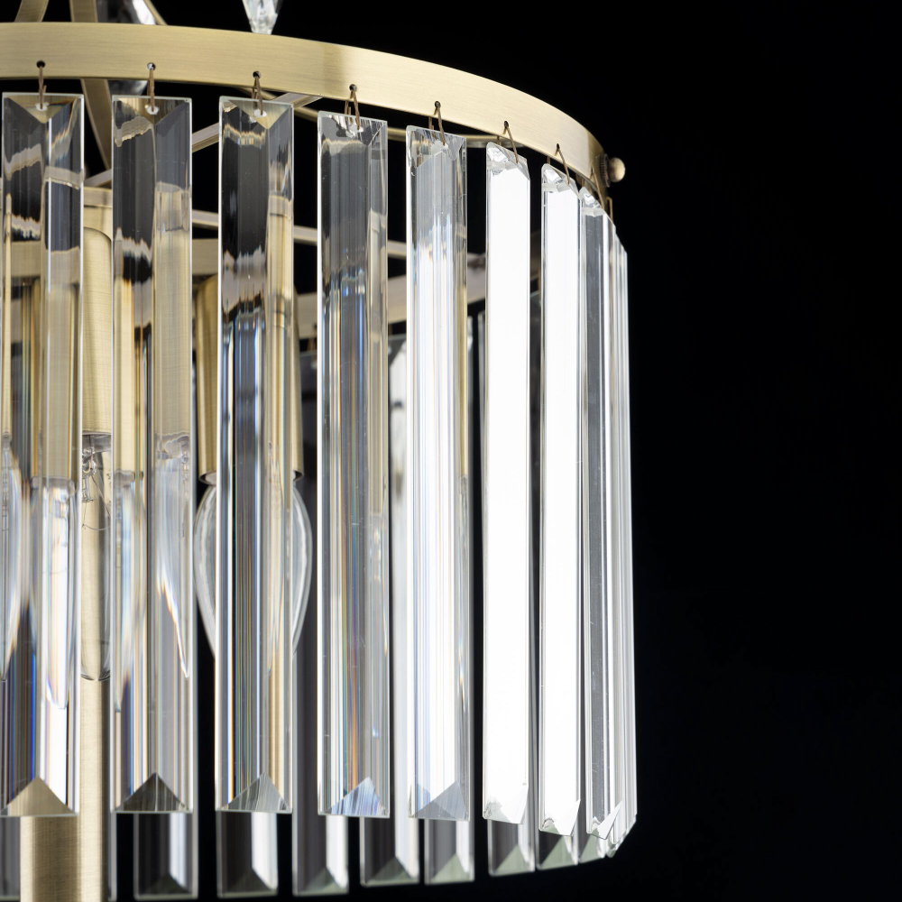 Citilux Инга CL335943 Торшер хрустальный Бронза