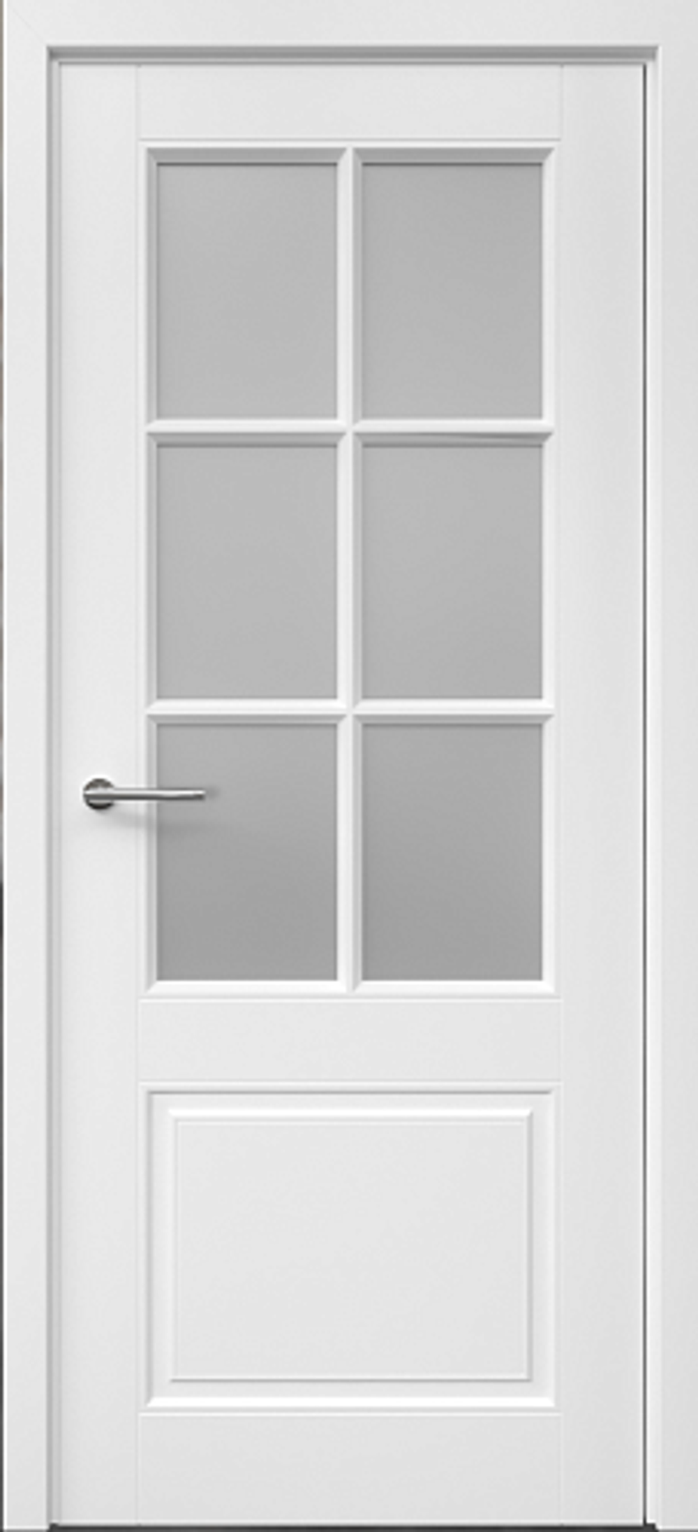Дверь межкомнатная Классика 4 стекло мателюкс