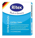 Ультратонкие презервативы RITEX EXTRA DUNN - 3 шт.