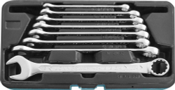 W84108S Набор ключей гаечных комбинированных с профилем SUPER TECH в кейсе, 8-19 мм, 8 предметов