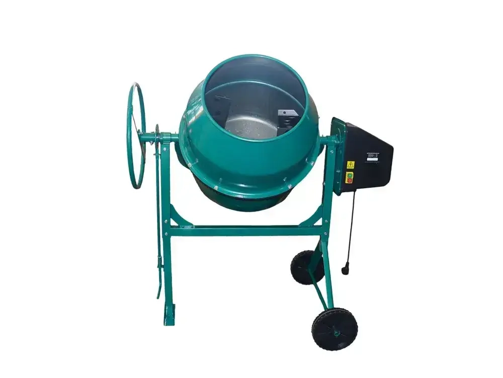 Бетономешалка строительная HARD WORKER БМ160П полиамидный венец, объем 140 литров, мощность 700 Вт бетоносмеситель электрический