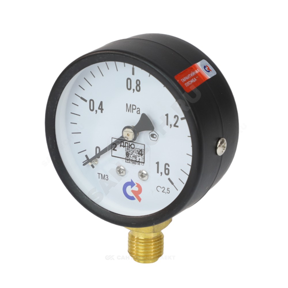 Манометр ТМ-310Р.00 радиальный Дк63мм 0-1,6 МПа кл.1,5 G1/4" Росма 00000010237
