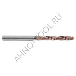 Сверло  7.2мм монолитное твердосплавное 5D с подводом СОЖ. SP-X801050720 VHM AHNO