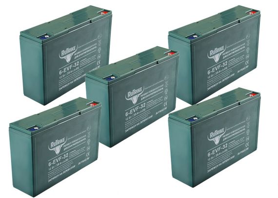 32 Ач AGM VRLA, 5 шт 6-EVF-32 (60V32A/H C3)
