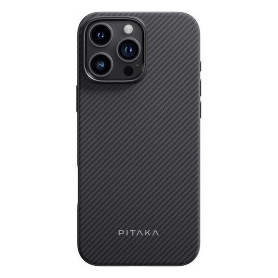 Противоударный чехол Pitaka Military-Grade Protective Case для iPhone 16 Pro Max Black (KI1601PMPA)