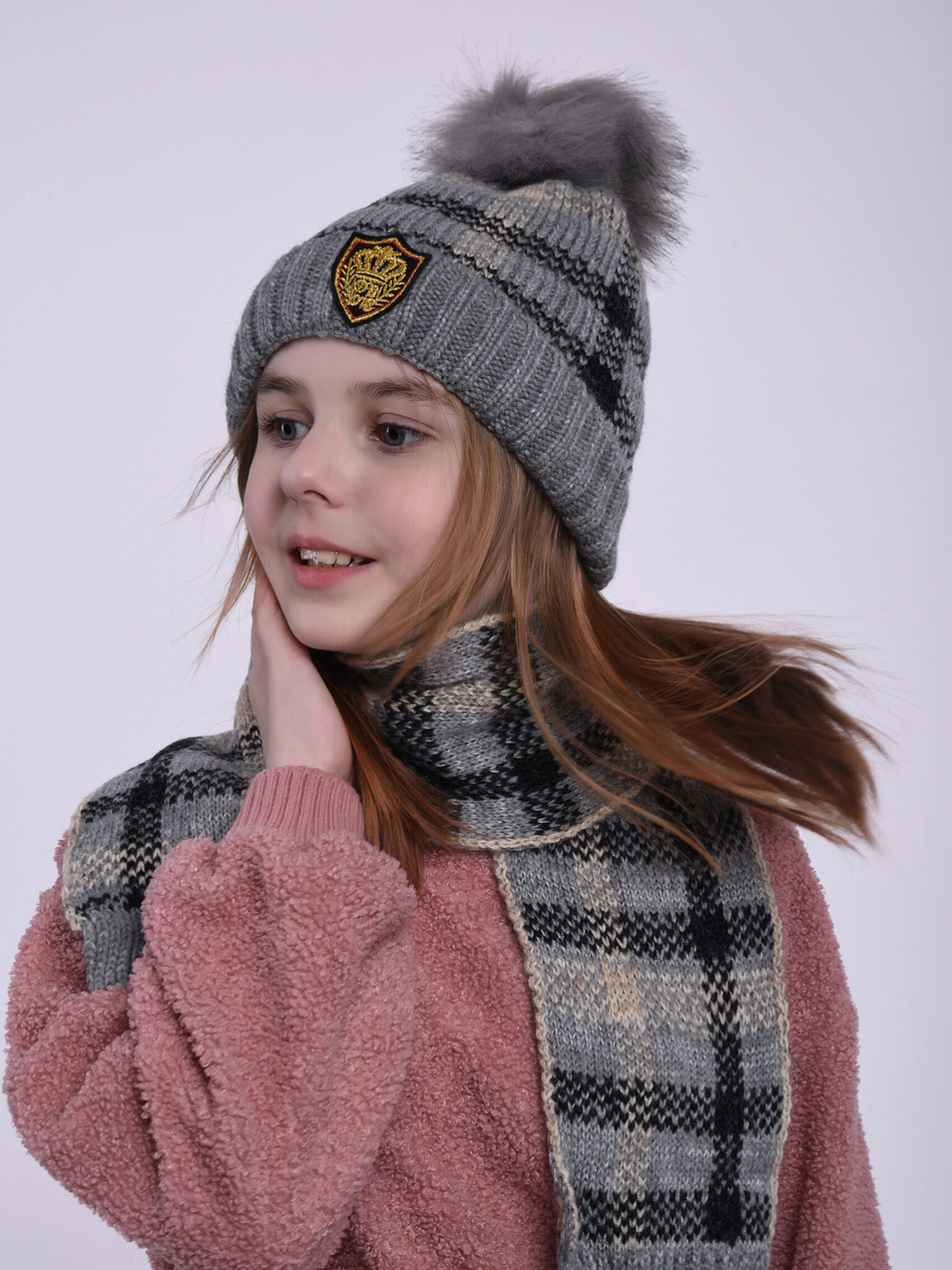 Комплект детский (Шапка+Шарф)