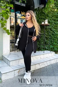 Костюм 356-черный Minova