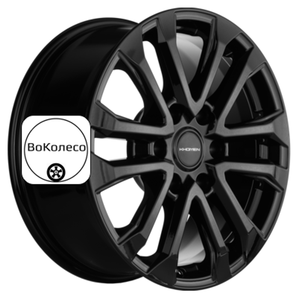 7,5x18/6x139,7 ET38 D67,1 KHW1805 (L200) Black Khomen Wheels