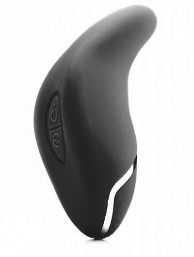 Чёрный клиторальный вибратор The Breve (Цвет: черный)