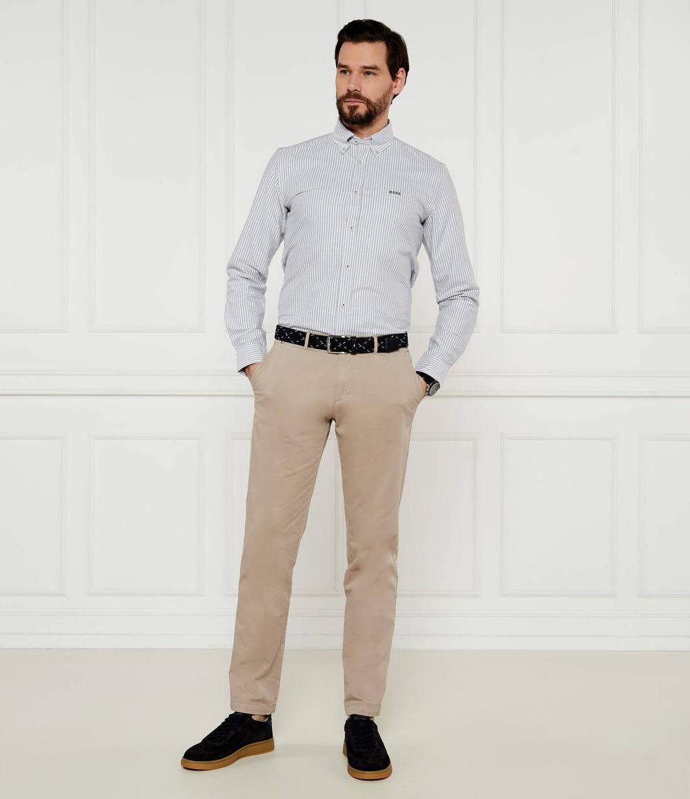 Рубашка H-ROAN-BD-E-C1-243 BOSS BLACK - серый(50520275)