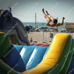 Надувная водная горка «Большой трамплин» 15*8*9 м