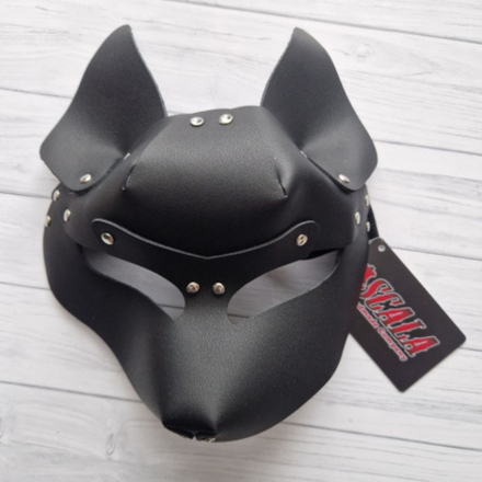 Маска Волк черная