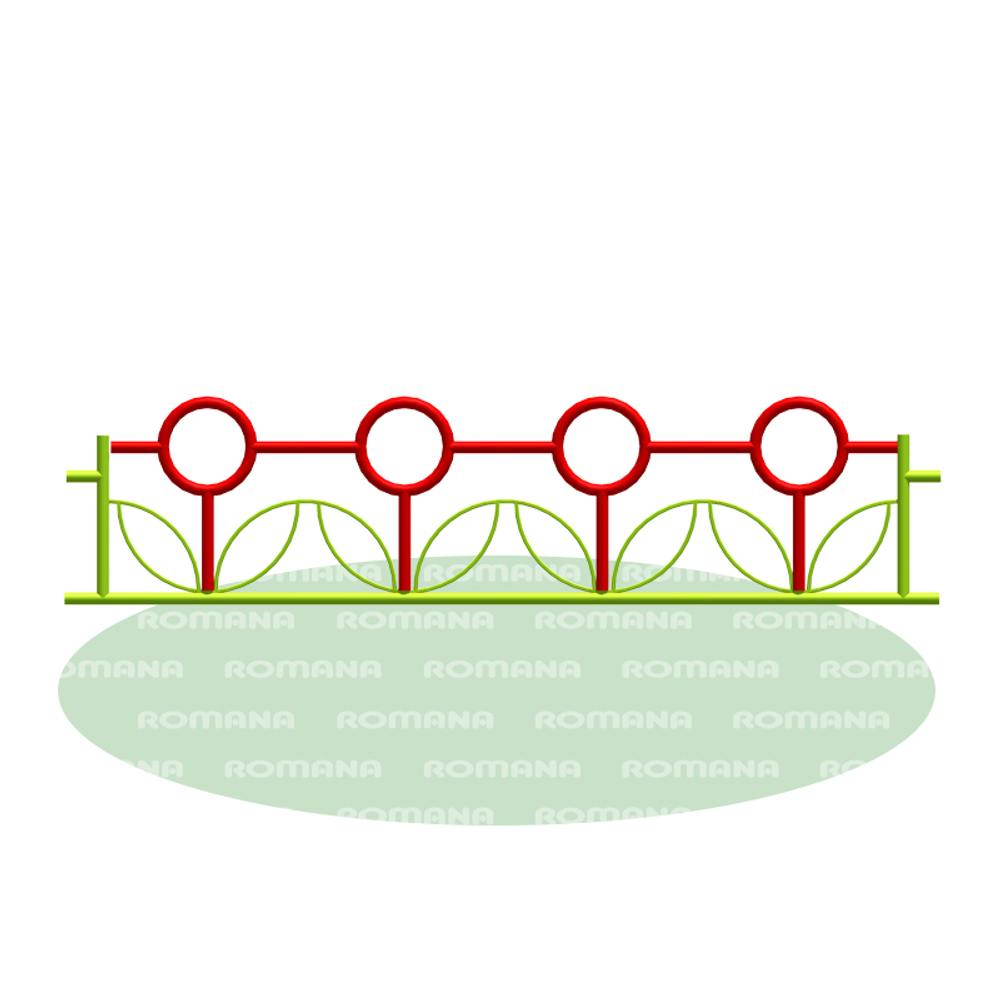 Ограждение металлическое Romana 303.04.00