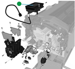 Панель управления (дисплей) HP DJ T920/T1500/T2500/T3500 (CR357-67052)