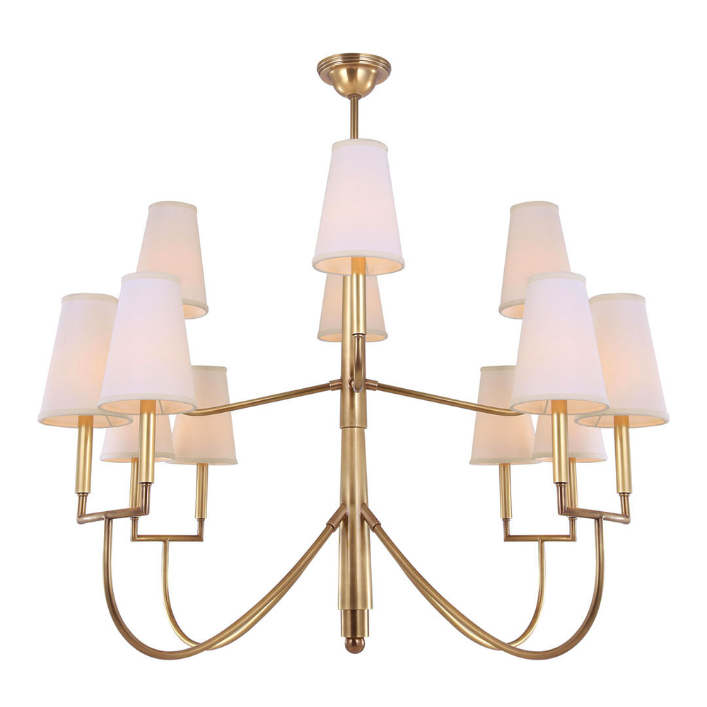 Люстра Cloyd POLLOCK C12 / Ø109 см - латунь (арт.10162)