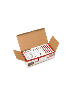 Колодка клеммная JXB-2.5/35 (25а) крас. EKF plc-jxb-2.5/35r