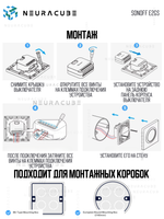 Выключатель для реле SONOFF E2GS (MINI-2GS/ZB2GS/ZB2GS-L)
