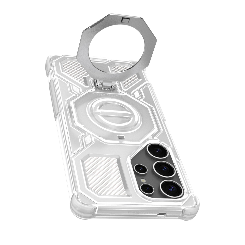 Прозрачный силиконовый чехол Expressive Clear Case для Samsung Galaxy S25 Ultra