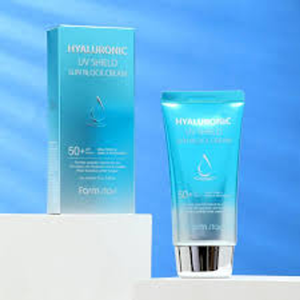 Крем SPF с гиалуроновой кислотой FarmStay Hyaluronic UV Shield Sun Block Cream SPF 50/PA++++, 70 г