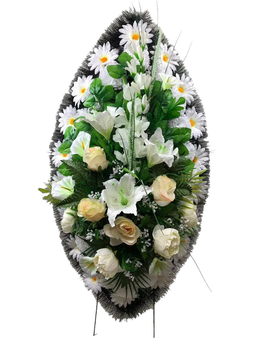 Венок ритуальный «Элитный №75» (125 см)