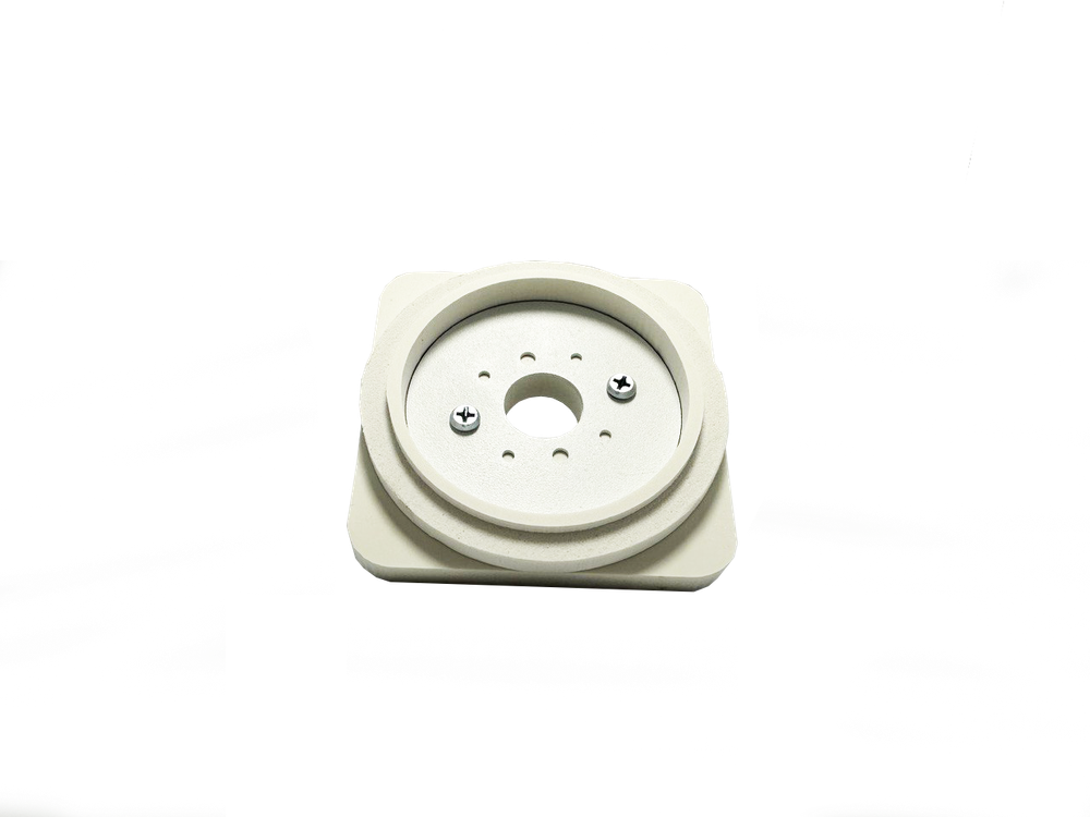 Платформа теневая белая круг под светильник Art GU10 90х90х20мм