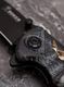 Складной нож тактический BOKER Черный с рисунком
