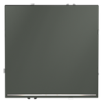 Выключатель встраиваемый VOLTUM S70 одноклавишный с подсветкой 10А, (титан)