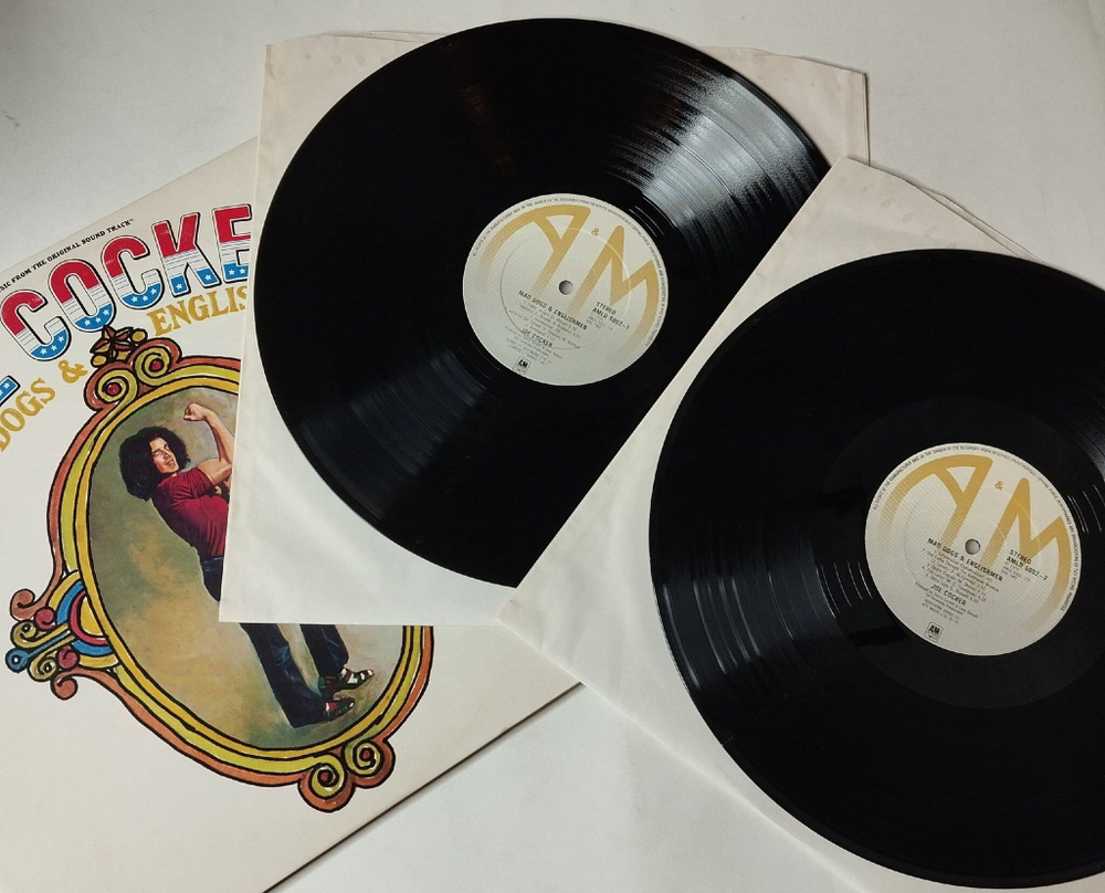 Винтажная виниловая пластинка LP Joe Cocker Mad Dogs and Englishmen (UK 1974)