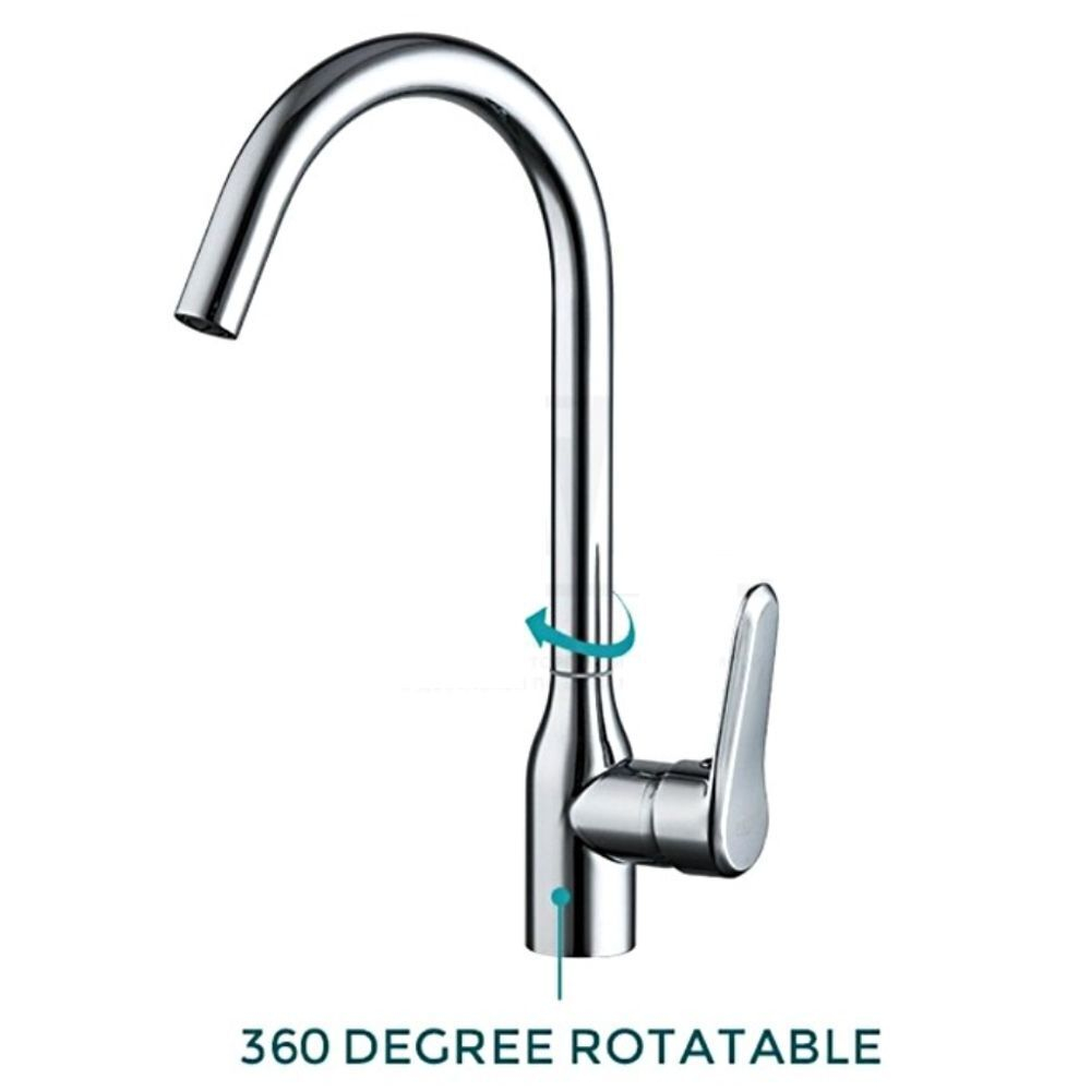 Смеситель для кухни, Frud, с картриджем, хром, R44052-10