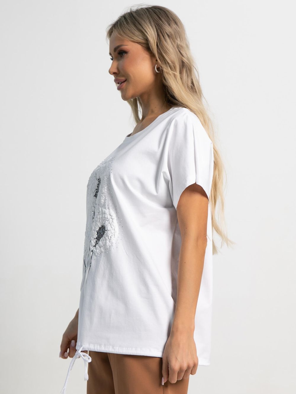 Блуза Фло (белая) Б15508-20М LT Collection