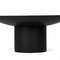 Кофейный стол Floss Ø75х36 см, черная керамика