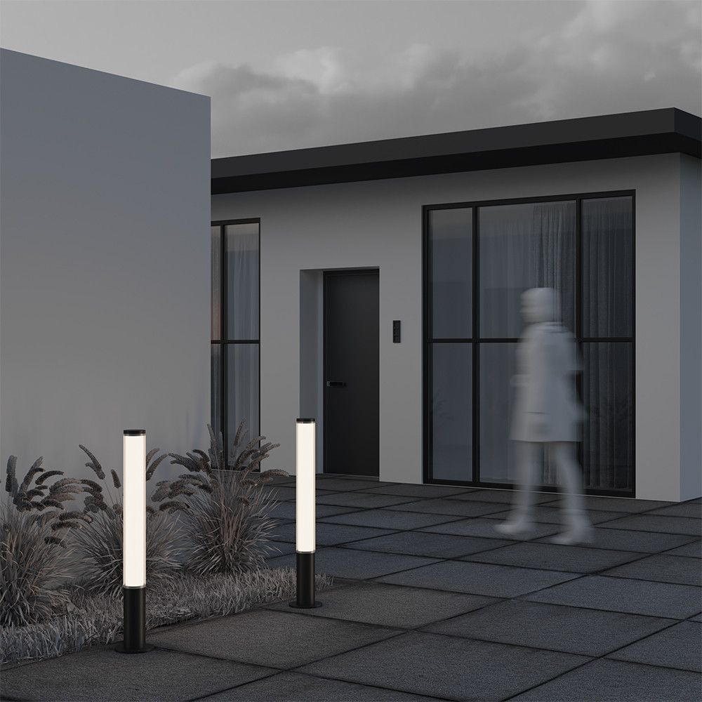 Уличный светильник столбик ландшафтный 30вт 100x180x1000 мм