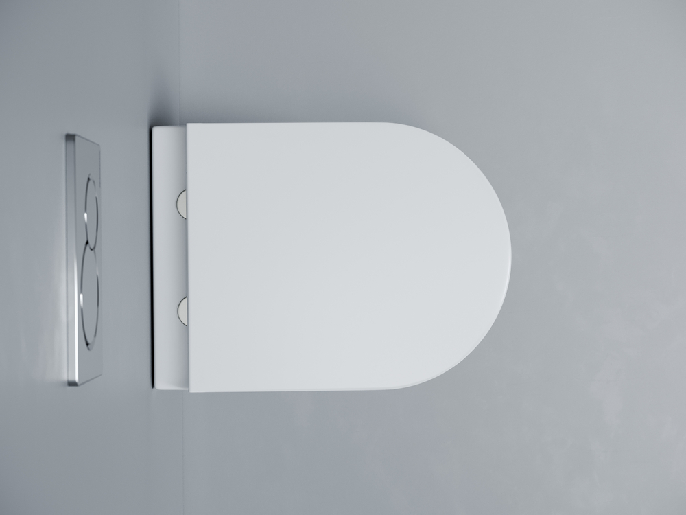 Унитаз подвесной Ceramicanova Alba торнадо 3.0 сиденье микролифт белый CN11005T