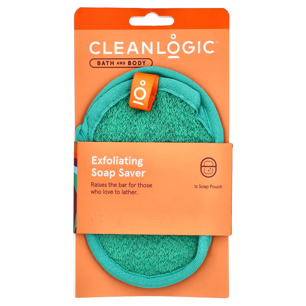 Cleanlogic, Средство для ванны и тела, отшелушивающее мыло, 1 шт.