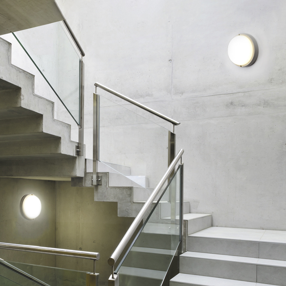 Светильник LED ДБП 12Вт 4000К 900Лм IP65 Круг с оптико-акуст. датчиком Feron 41892