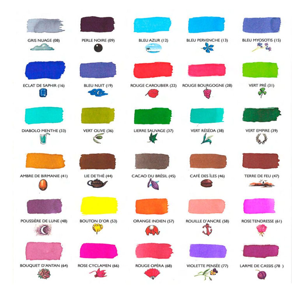 Чернила во флаконе Herbin