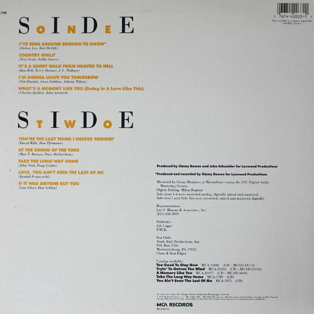 John Schneider / Greatest Hits (LP)