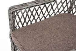 "Эспрессо-80 L" обеденная группа плетеная, цвет графит