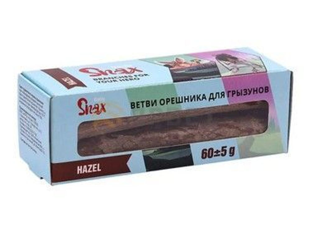 Ветви орешника Snax Daily для грызунов, 60 г